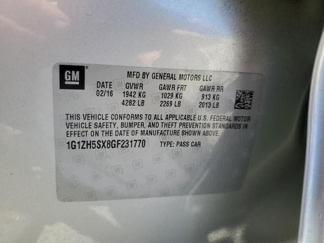 2016 CHEVROLET MALIBU PRE 1G1ZH5SX8GF231770
