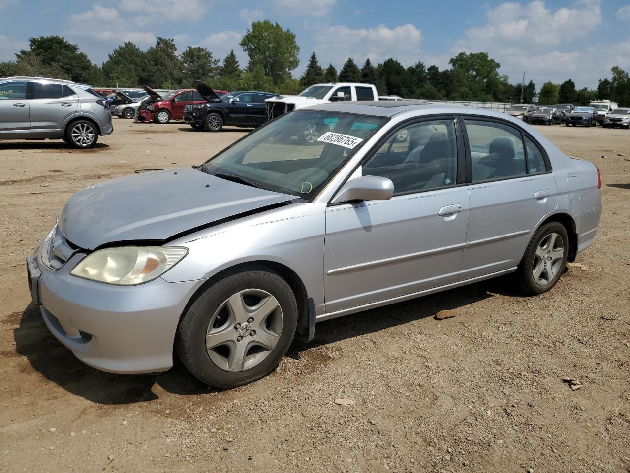 Lot #3293292467 2004 HONDA CIVIC EX