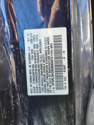 2016 HONDA ODYSSEY SE 5FNRL5H39GB064074