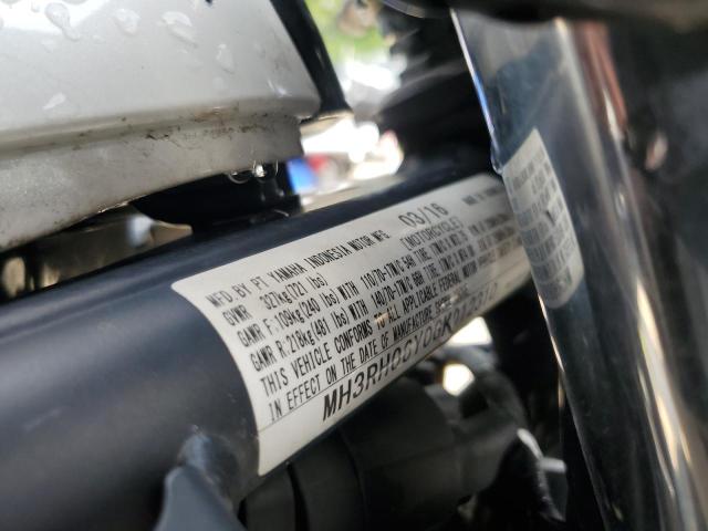 2016 YAMAHA YZFR3 MH3RH06Y0GK012310