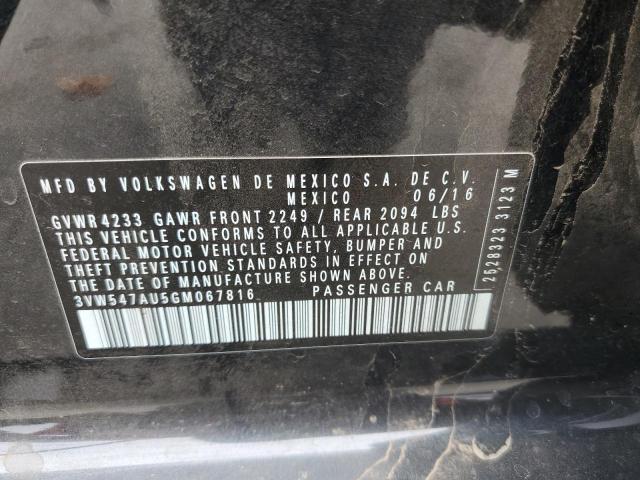 2016 VOLKSWAGEN GTI S/SE 3VW547AU5GM067816