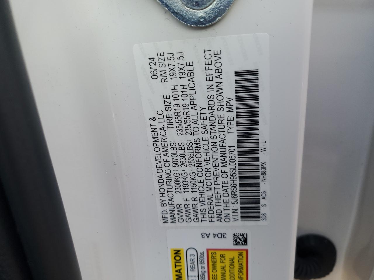 HONDA CR-V SPORT TOURING