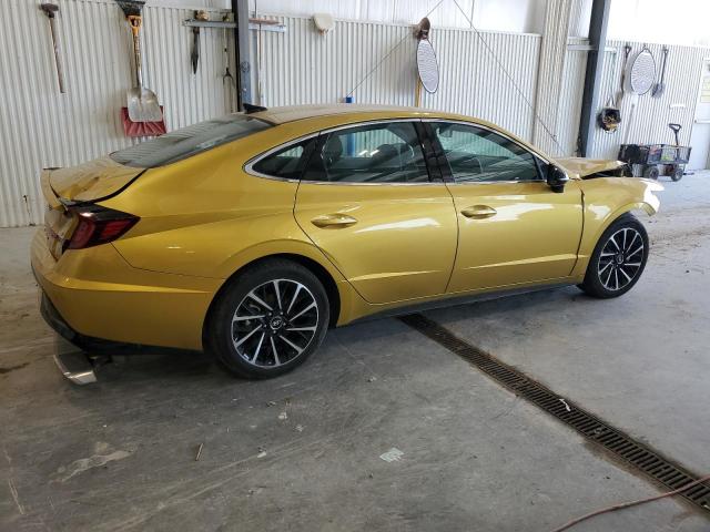2020 Hyundai Sonata Sel Plus yellow null gas 5NPEJ4J20LH012375 photo #4