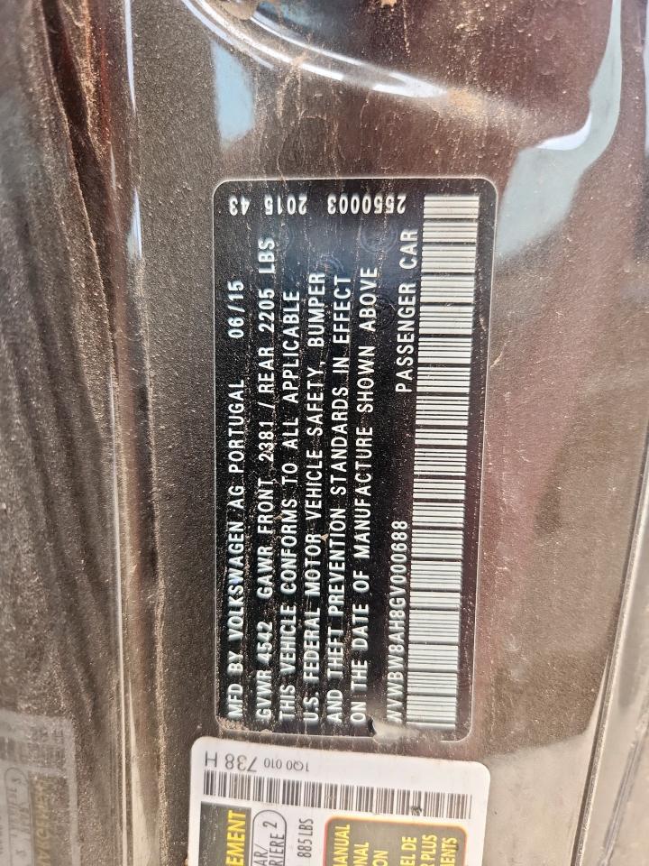 VOLKSWAGEN EOS KOMFORT