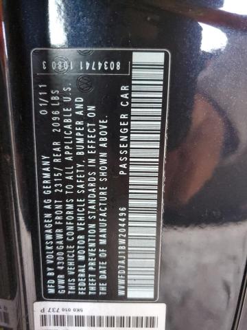 2011 VOLKSWAGEN GTI - WVWFD7AJ1BW204496