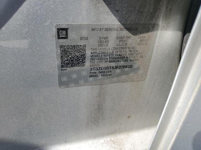 2018 CHEVROLET MALIBU LT 1G1ZD5ST5JF270610