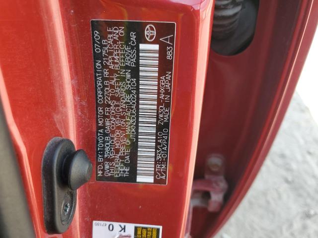 2010 TOYOTA PRIUS - JTDKN3DU6A0024104