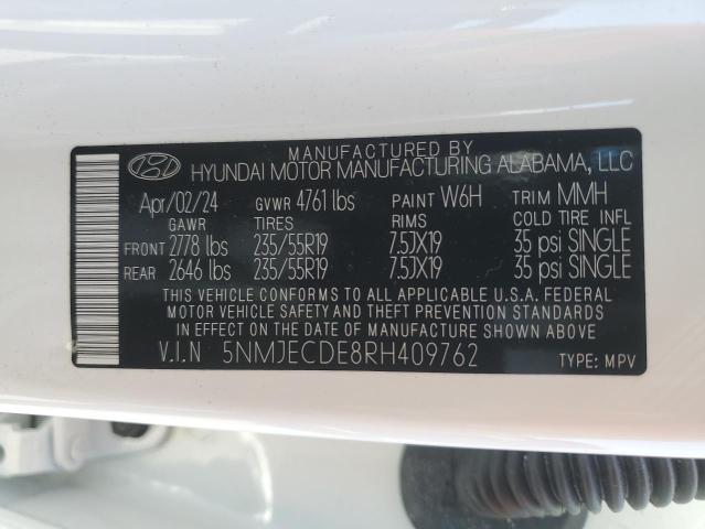 2024 HYUNDAI TUCSON 5NMJECDE8RH409762