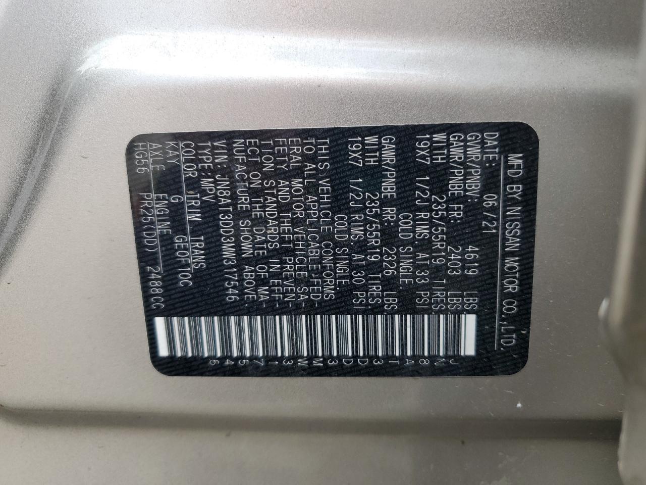 NISSAN ROGUE PLATINUM