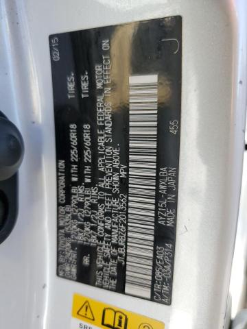 2015 LEXUS NX 300H JTJBJRBZ6F2013562