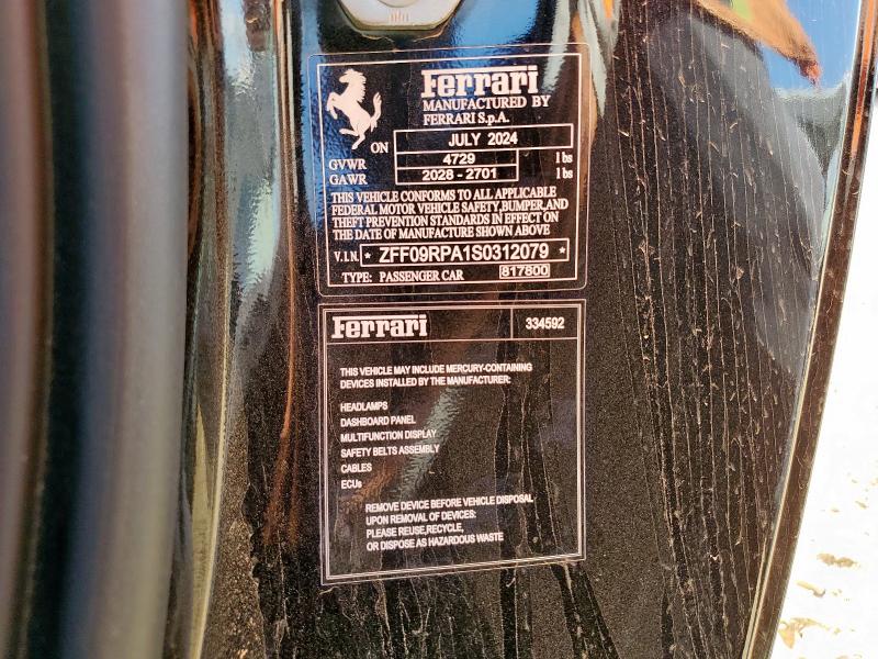 2025 FERRARI ROMA SPIDER ZFF09RPA1S0312079