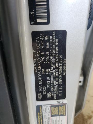 2021 KIA FORTE FE - 3KPF24AD0ME317514