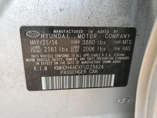 2015 HYUNDAI ELANTRA SE - KMHDH4AEXFU229424