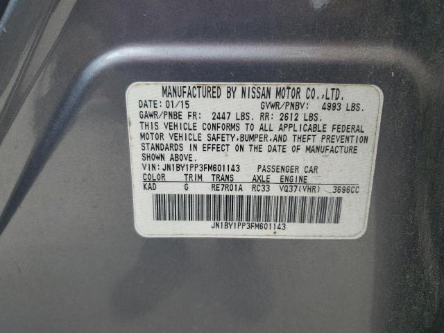 2015 INFINITI Q70L 3.7 JN1BY1PP3FM601143