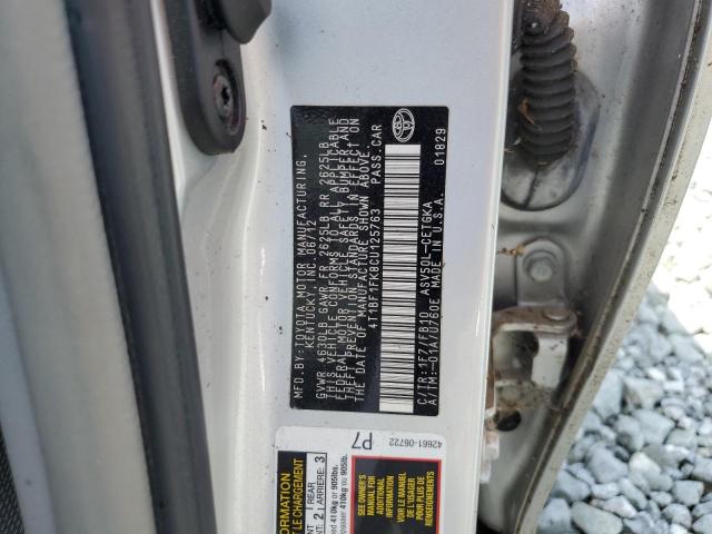 2012 TOYOTA CAMRY BASE - 4T1BF1FK8CU125763