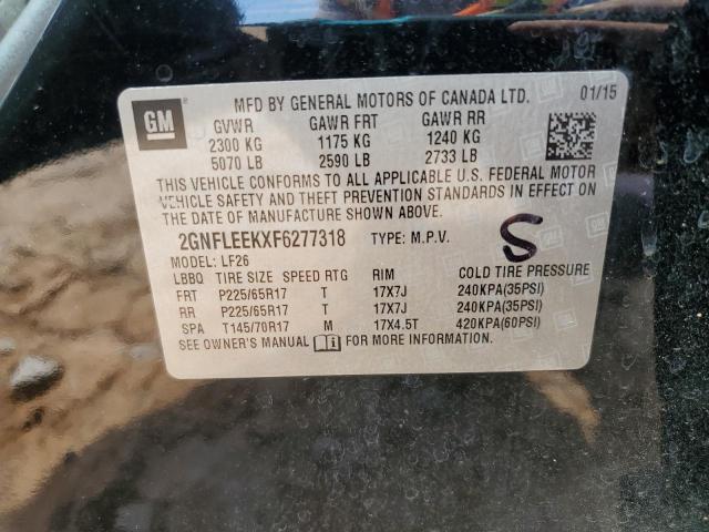 2015 CHEVROLET EQUINOX LS 2GNFLEEKXF6277318