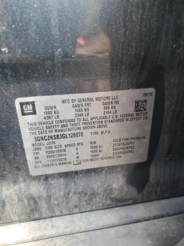 2016 CHEVROLET TRAX LS 3GNCJNSB3GL126072