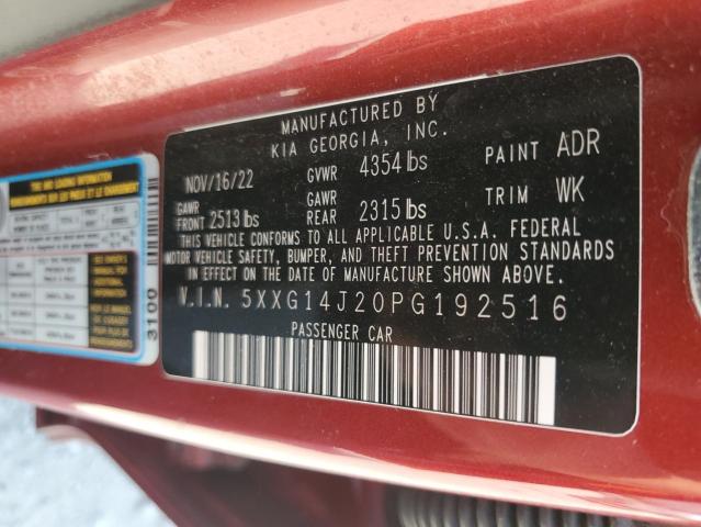 2023 KIA K5 LXS 5XXG14J20PG192516