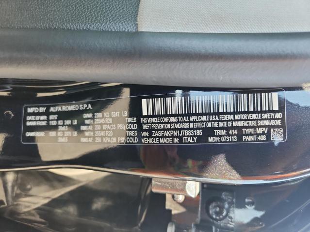 2018 ALFA ROMEO STELVIO SPORT ZASFAKPN1J7B83185