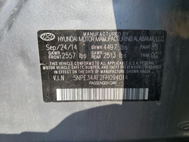 2015 HYUNDAI SONATA SPORT 5NPE34AF2FH094014