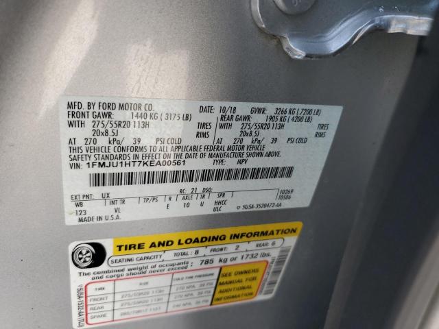2019 FORD EXPEDITION XLT 1FMJU1HT7KEA00561