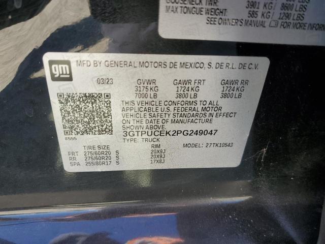 2023 GMC SIERRA K15 3GTPUCEK2PG249047