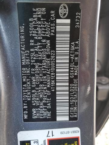 2013 TOYOTA AVALON BASE #3277172941