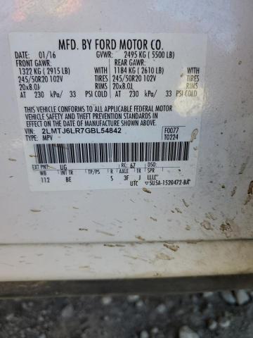 2016 LINCOLN MKX RESERVE #3281842456