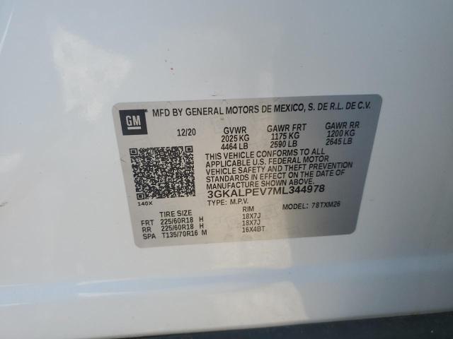 2021 GMC TERRAIN SL 3GKALPEV7ML344978