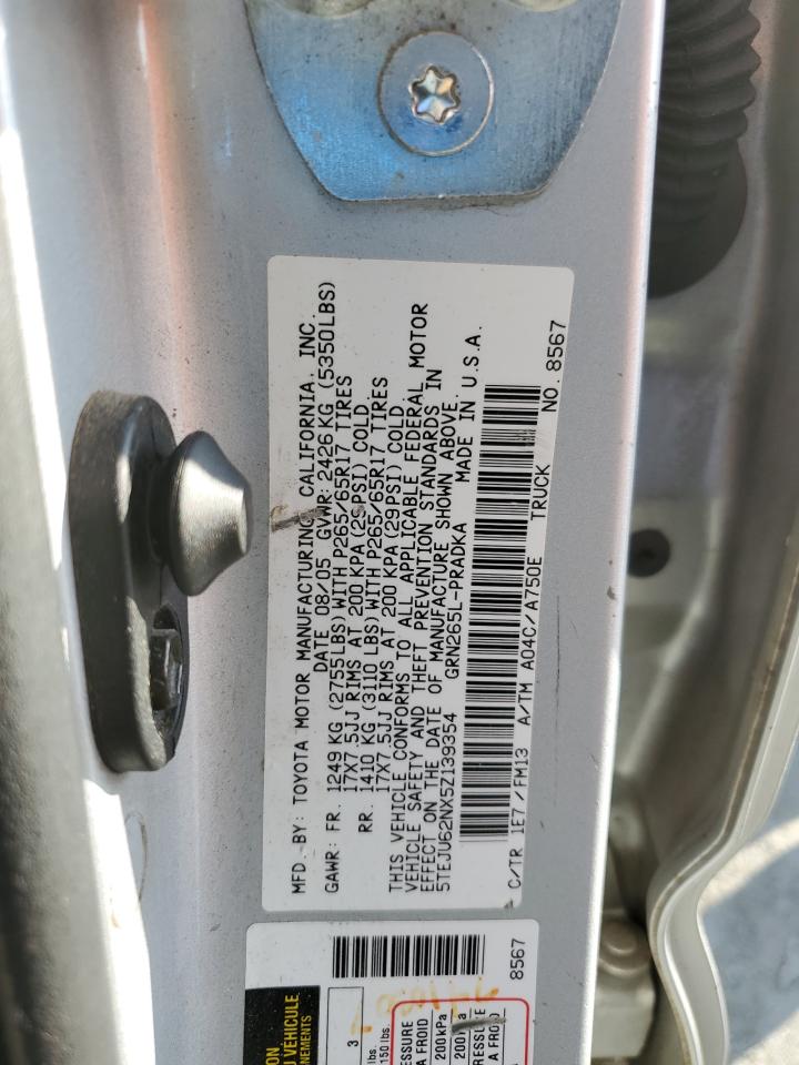 Lot #3281481007 2005 TOYOTA TACOMA DOU