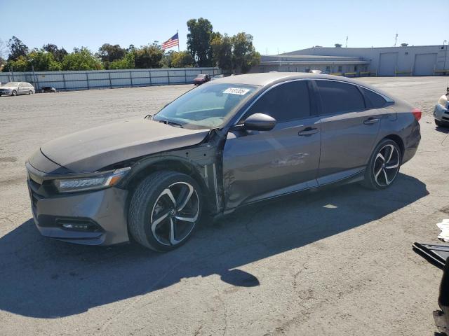 HONDA ACCORD SPORT 2019 gray  gas 1HGCV1F37KA123265 photo #1
