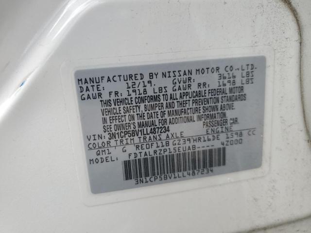 2020 NISSAN KICKS S - 3N1CP5BV1LL487234