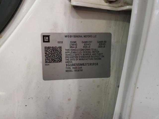 2018 CHEVROLET CRUZE LT 1G1BE5SM8J7191918