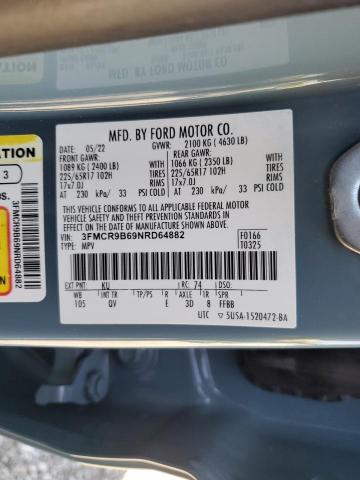 2022 FORD BRONCO SPORT BIG BEND 3FMCR9B69NRD64882