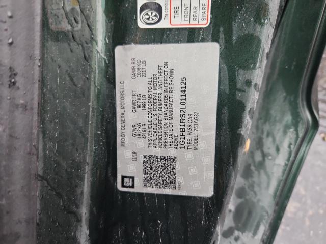 2020 CHEVROLET CAMARO LS 1G1FB1RS2L0114125