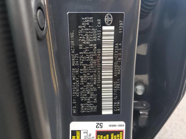 2025 TOYOTA CAMRY XSE - 4T1DAACKXSU152490