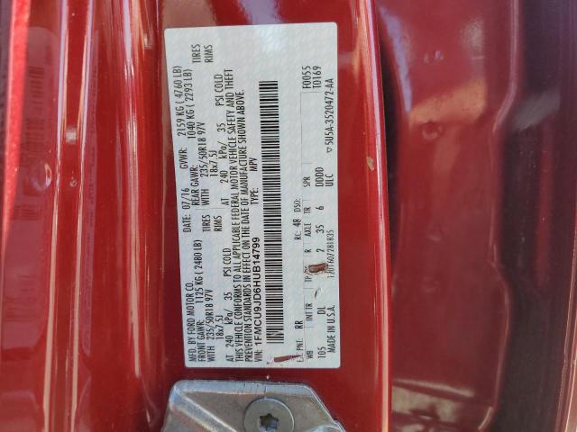 2017 FORD ESCAPE TIT - 1FMCU9JD6HUB14799