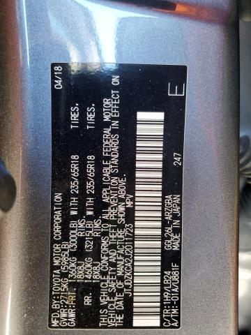 2018 LEXUS RX 350 L JTJDZKCA2J2011723