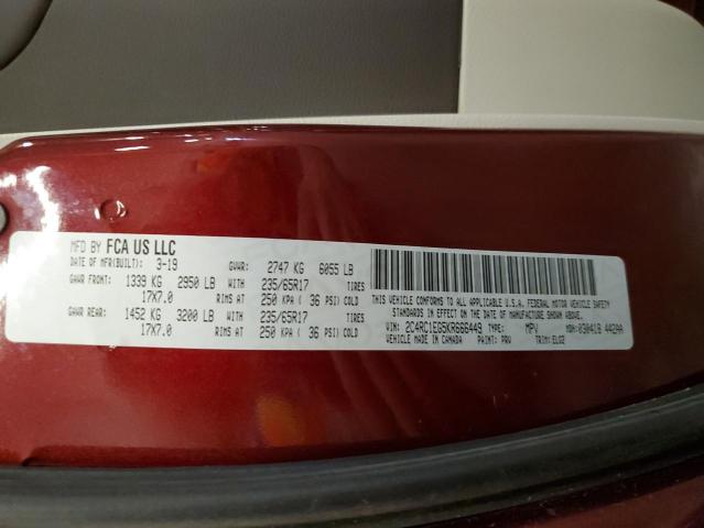 2019 CHRYSLER PACIFICA T 2C4RC1EG5KR666449