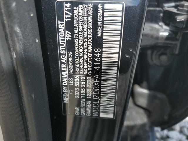 2015 MERCEDES-BENZ CLS 550 WDDLJ7DBXFA141648