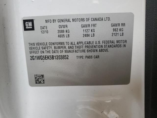 2011 CHEVROLET IMPALA LT - 2G1WG5EK5B1203852