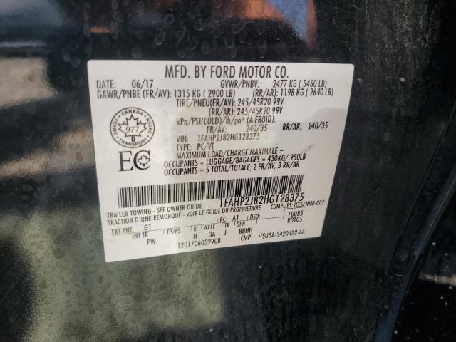 2017 FORD TAURUS LIM 1FAHP2J82HG128375