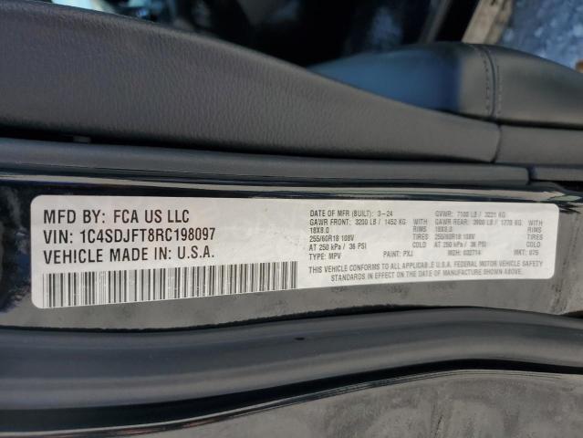 2024 DODGE DURANGO PU 1C4SDJFT8RC198097