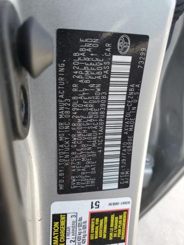 2023 TOYOTA CAMRY LE 4T1C11AK6PU839083