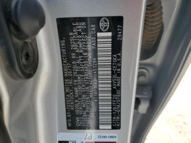 2017 TOYOTA CAMRY LE - 4T1BF1FK8HU451294