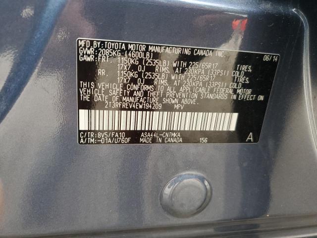 2014 TOYOTA RAV4 XLE - 2T3RFREV4EW194209