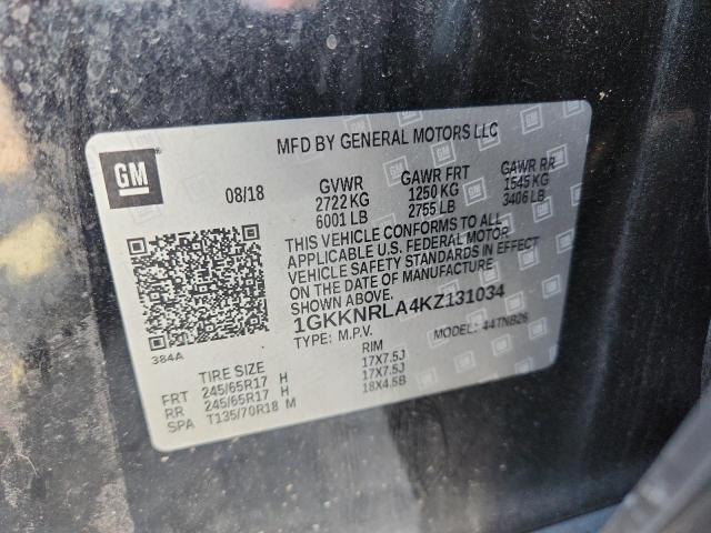 2019 GMC ACADIA SLE - 1GKKNRLA4KZ131034