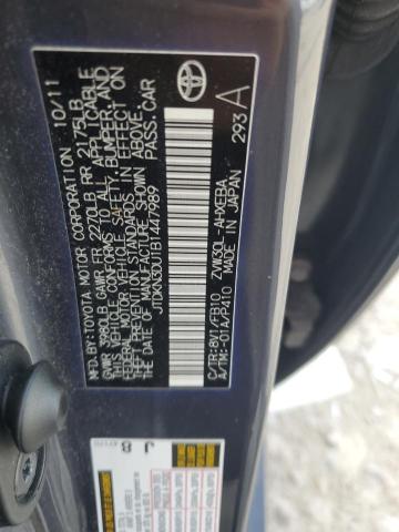 2011 TOYOTA PRIUS - JTDKN3DU1B1447989