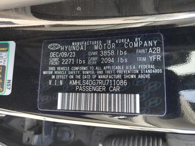 2024 HYUNDAI ELANTRA SEL KMHLS4DG7RU711086