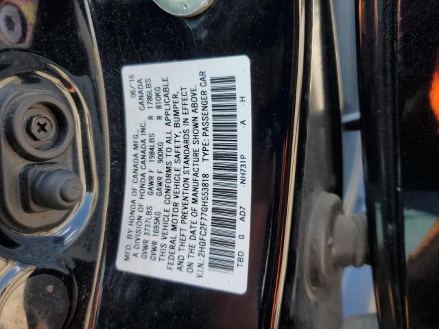 2016 HONDA CIVIC EX - 2HGFC2F77GH553818